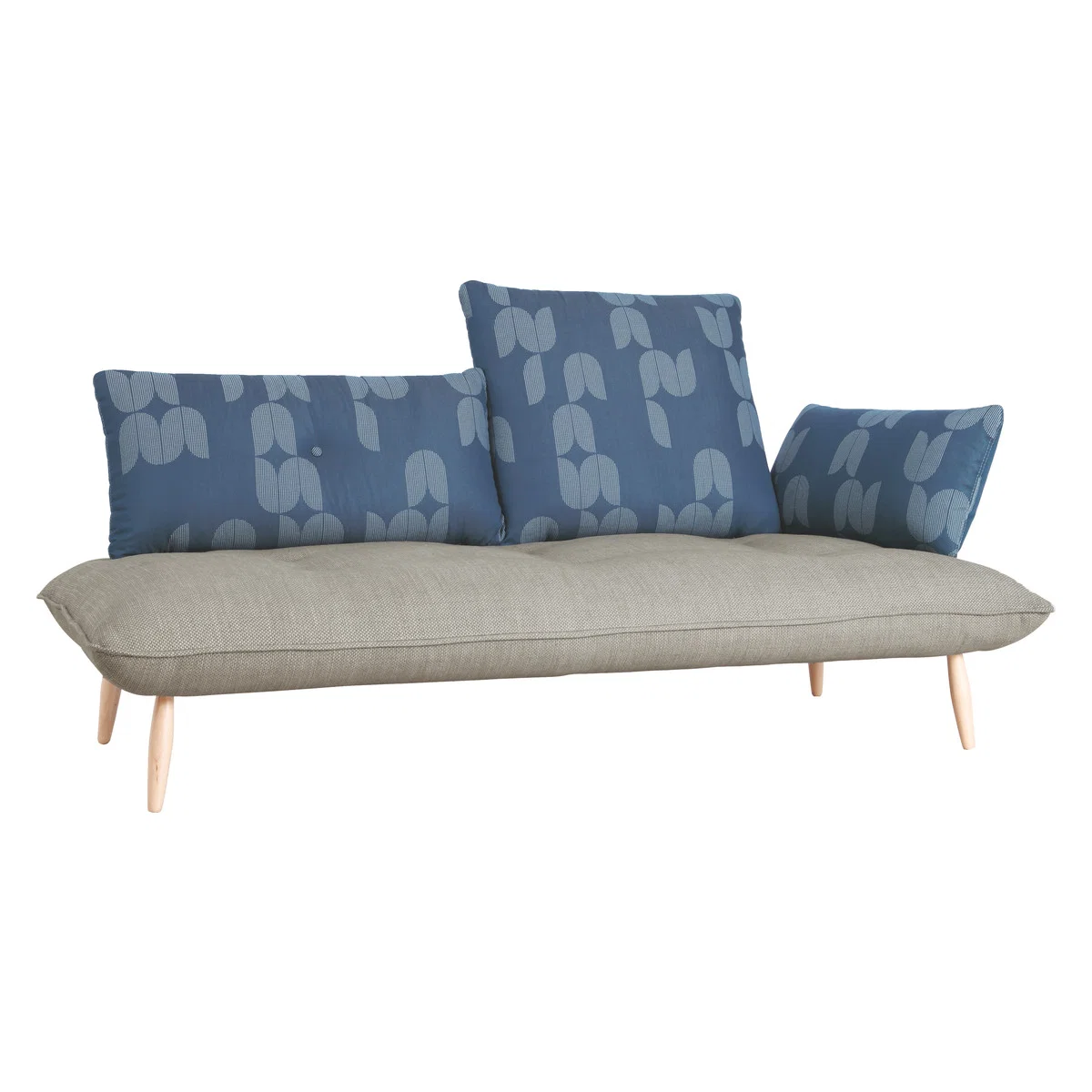 Naoko Patterned Right-Arm 3 Seater Sofa, Grey – image 2