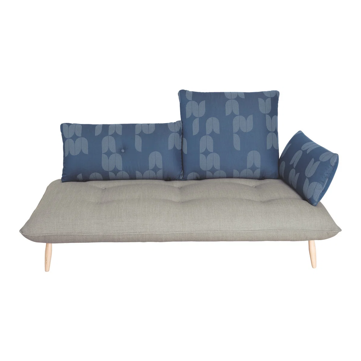 Naoko Patterned Right-Arm 3 Seater Sofa, Grey – image 1