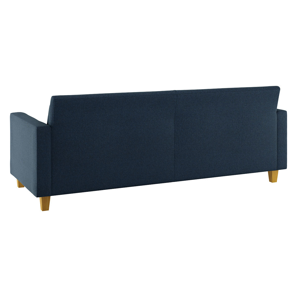 Chester Navy Blue Herringbone Wool Mix 3 Seater Sofa, Navy – image 5