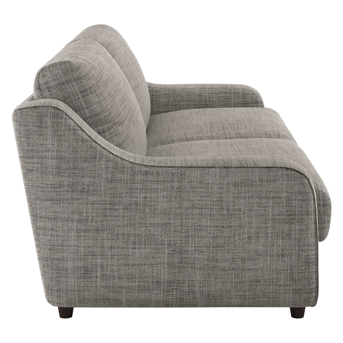 Slope Black And White Italian Woven 3 Seat Sofa, Black And White – image 4