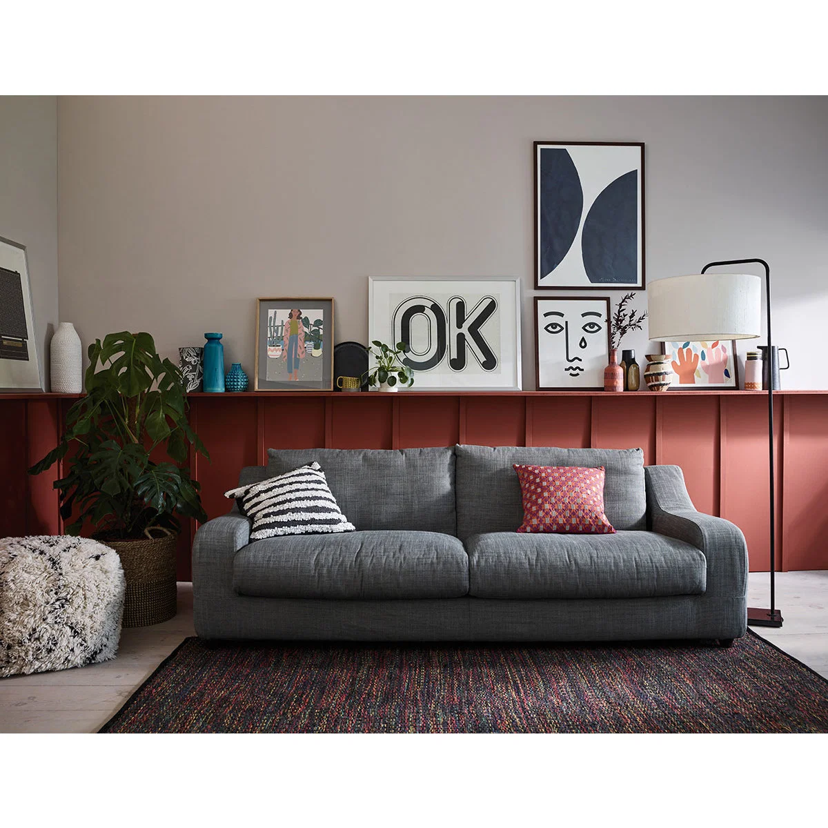 Slope Emerald Green Velvet Loveseat Sofa, Green – image 6