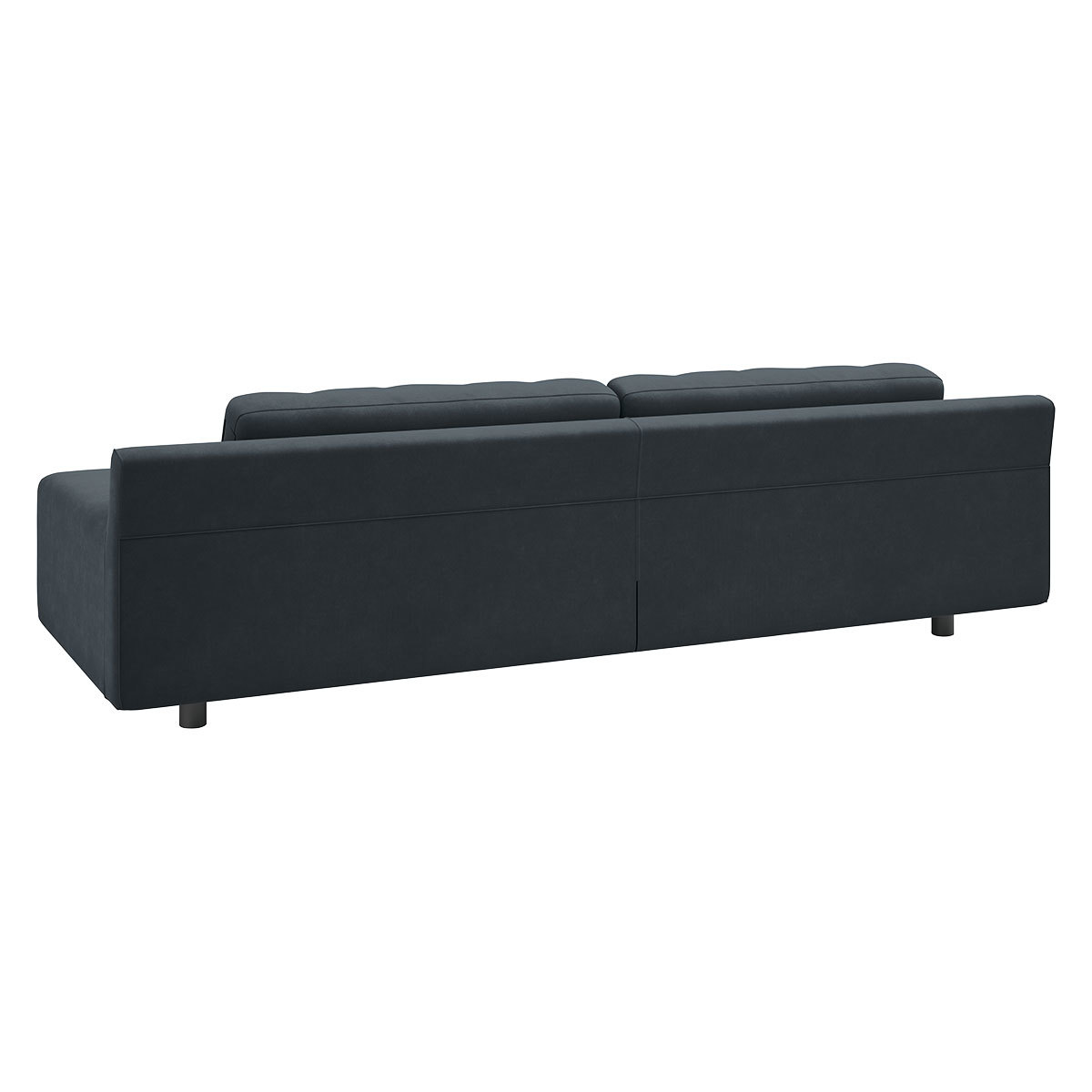 Hendricks Charcoal Grey Velvet 4 Seater Sofa, Charcoal – image 5