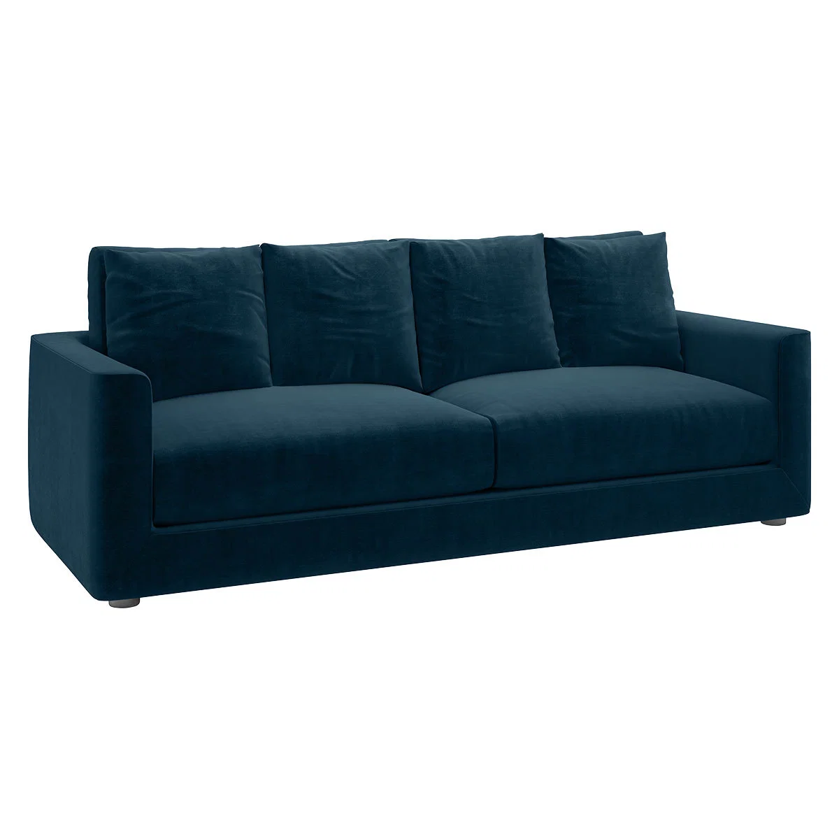 Rupert Ink Blue 4 Seat Sofa, Blue – image 3