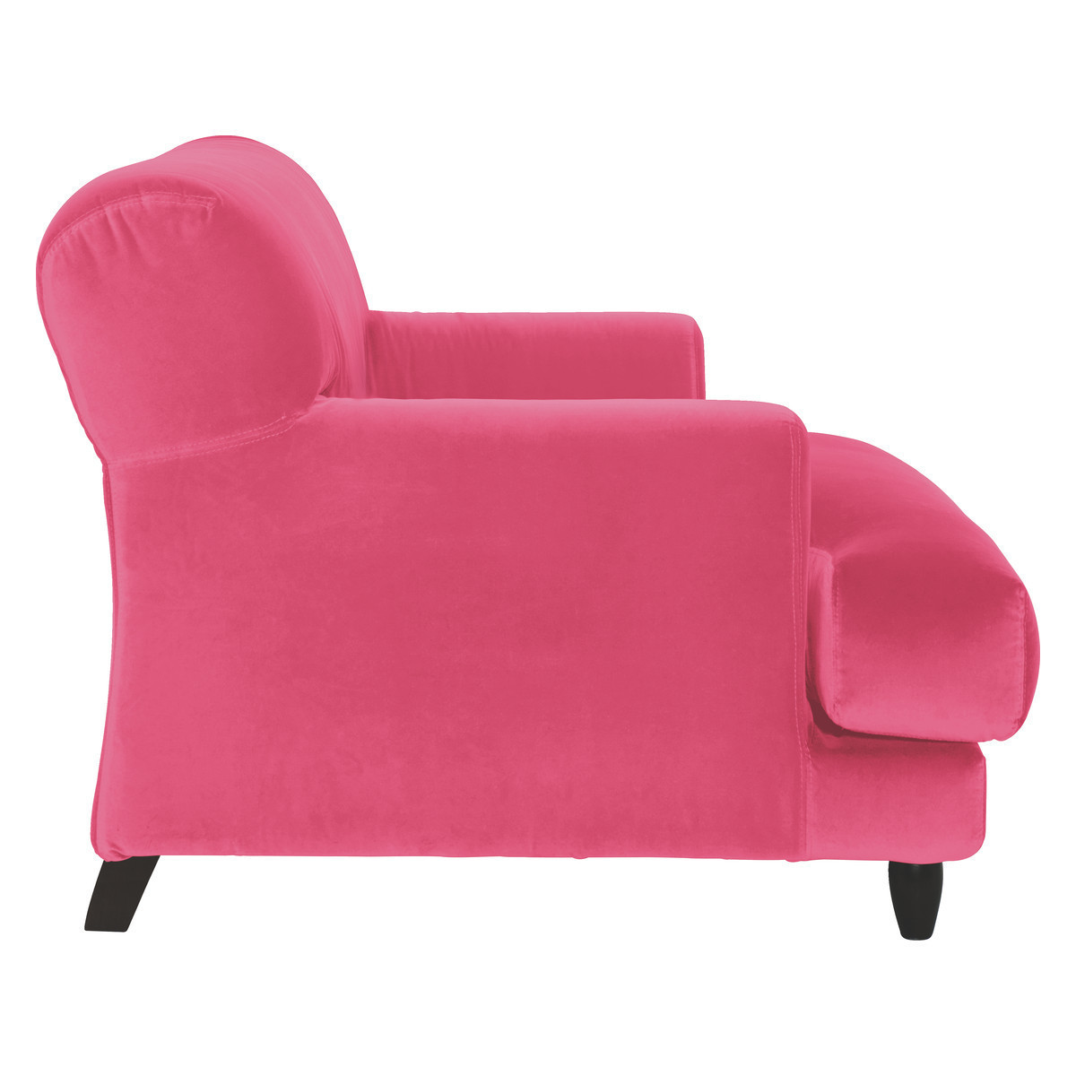 Askem Pink Velvet FaBric Compact Sofa, Pink – image 4