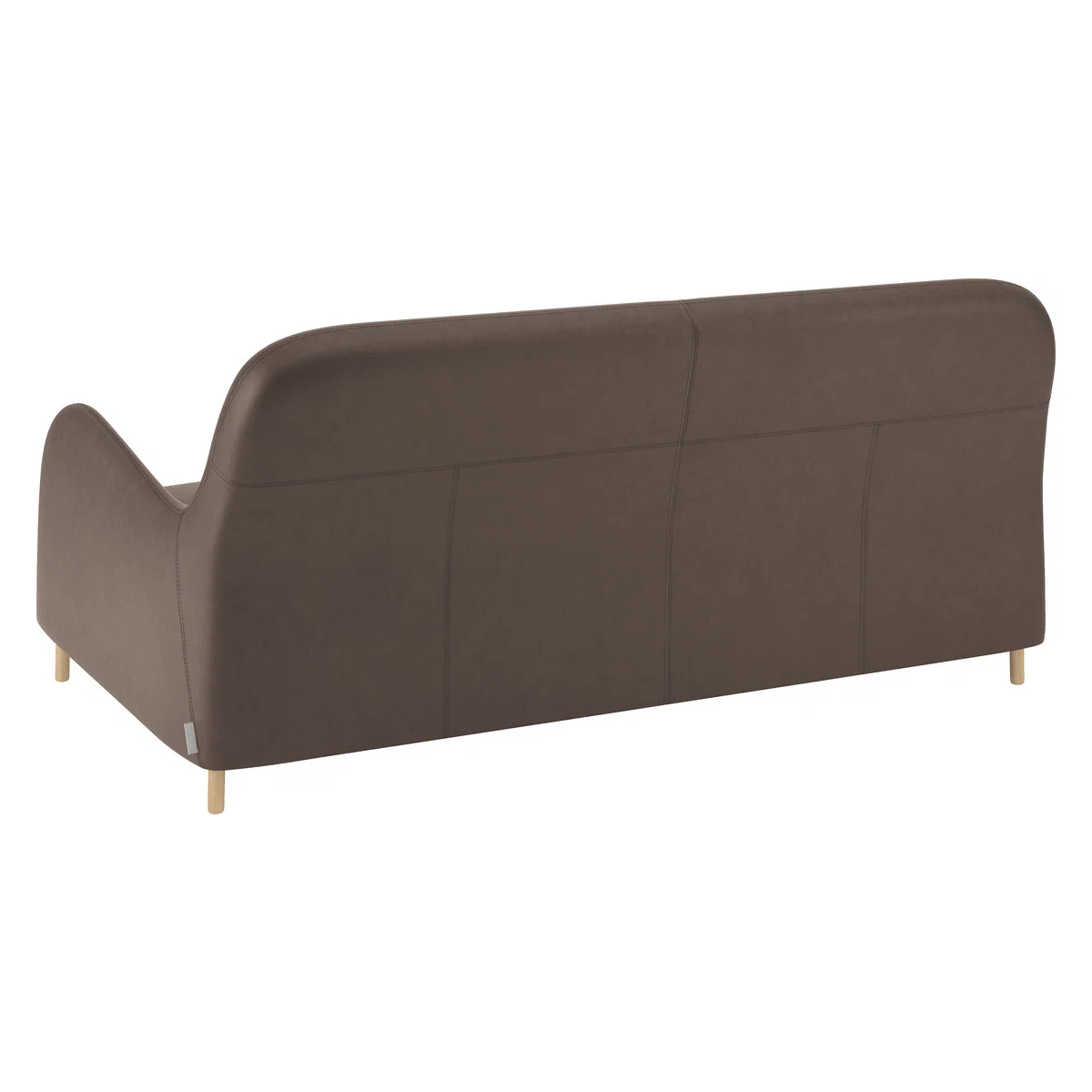 Smithfield Chocolate Brown Luxury Leather 3 Seater Sofa, Brown – image 4