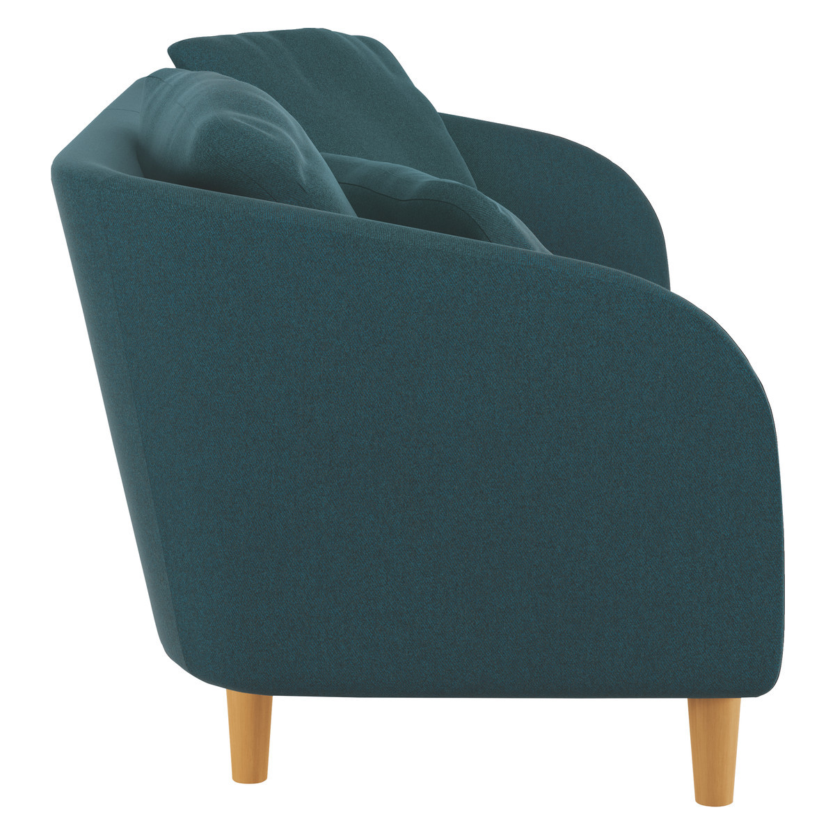 Colby Teal Green Wool Tweed 2 Seater Sofa, Green – image 4