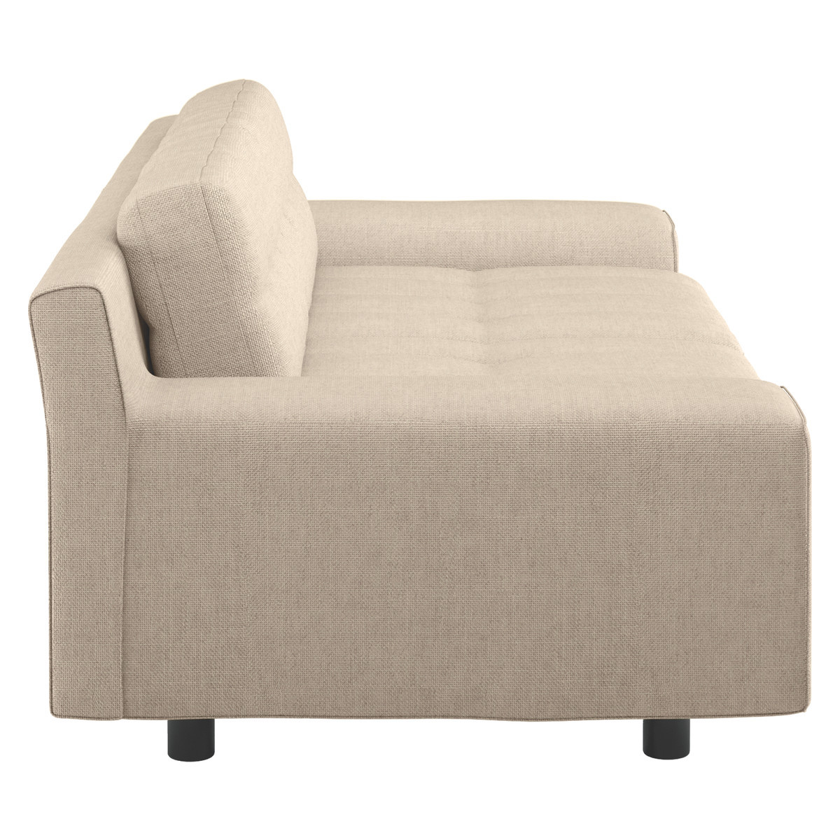 Hendricks Natural Italian Woven FaBric 3 Seater Sofa, Natural – image 4
