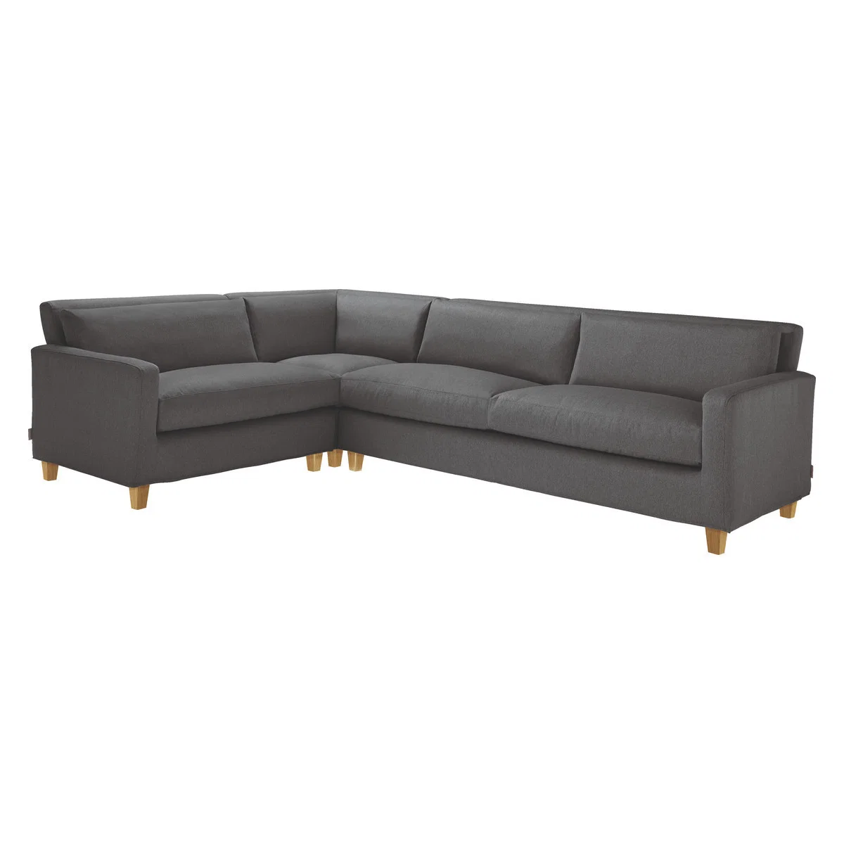 Chester Charcoal Grey FaBric Right-Arm Corner Sofa, Grey – image 3
