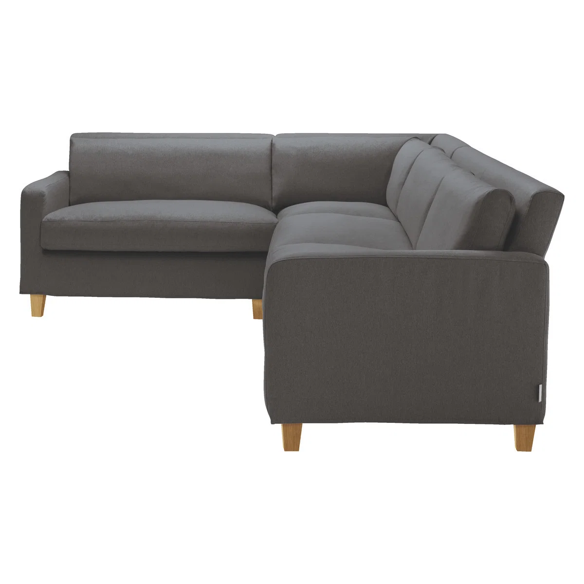 Chester Charcoal Grey FaBric Right-Arm Corner Sofa, Grey – image 4