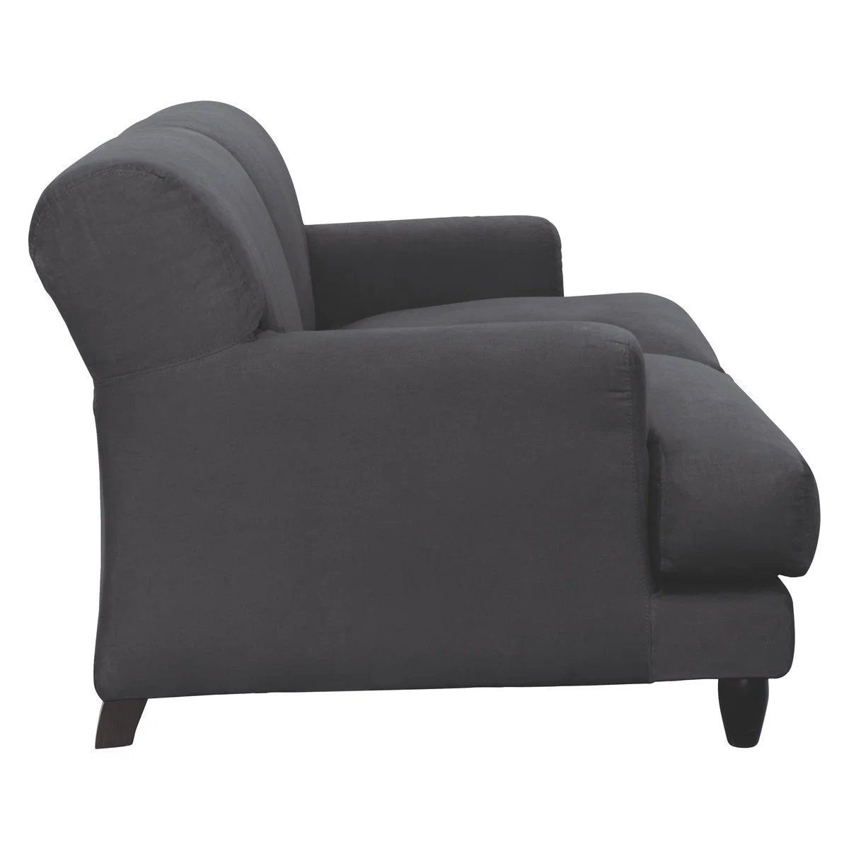 Askem Charcoal Grey Brushed Cotton 2 Seater Sofa, Charcoal – image 4
