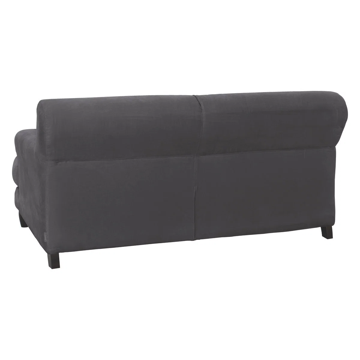 Askem Charcoal Grey Brushed Cotton 2 Seater Sofa, Charcoal – image 5
