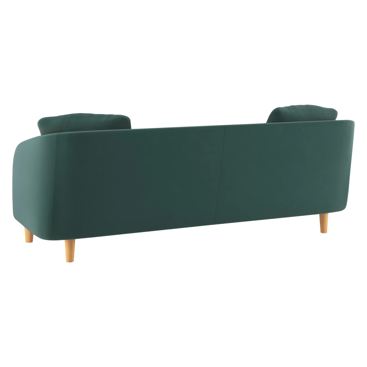 Colby Emerald Green Velvet 3 Seater Sofa, Green – image 6