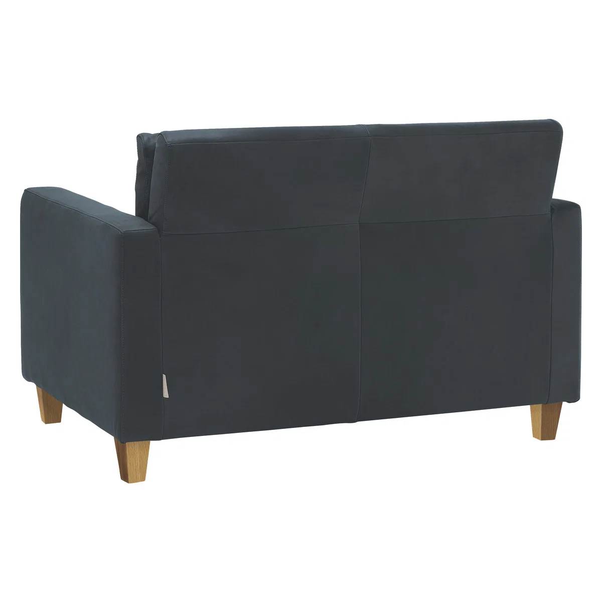 Chester Dark Grey Luxury Leather Compact Sofa, Grey – image 5