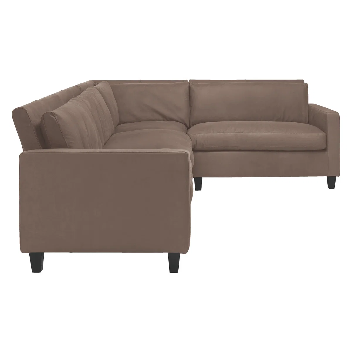 Chester Brown Luxury Leather Left-Arm Corner Sofa, Light Brown – image 4