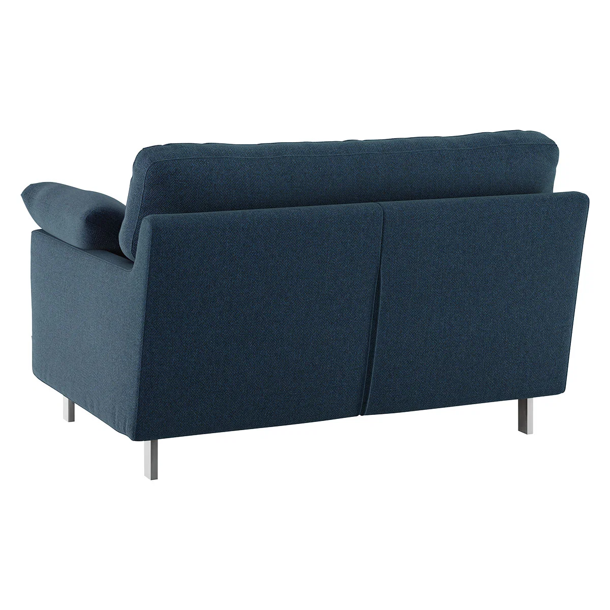 Cuscino Navy Blue Herringbone Wool Mix Compact Sofa, Navy – image 5