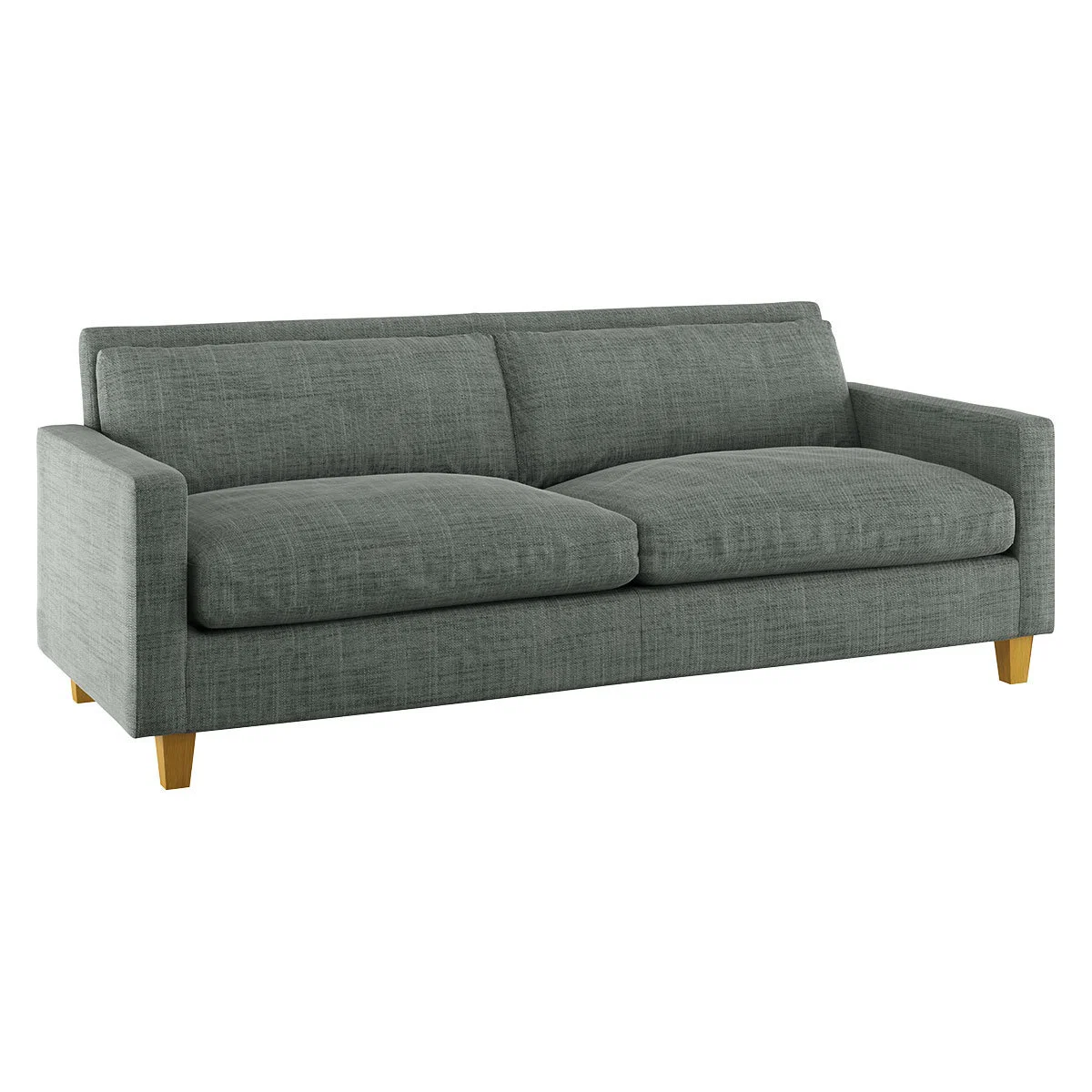 Chester Grey Itatlian Woven 3 Seater Sofa, Grey – image 4