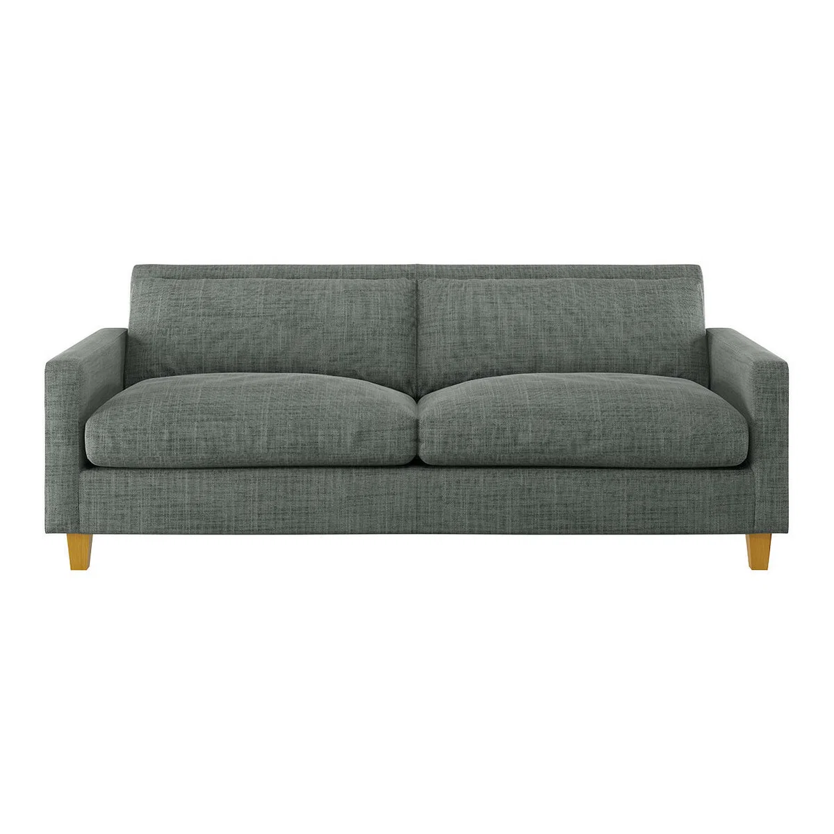 Chester Grey Itatlian Woven 3 Seater Sofa, Grey – image 1