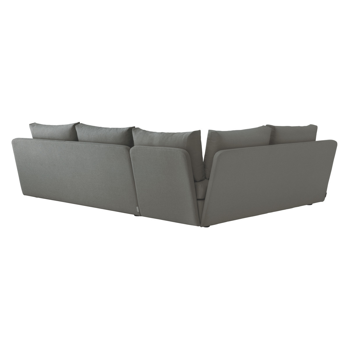 Kasha Charcoal Grey FaBric Right-Arm Corner Sofa, Charcoal – image 5