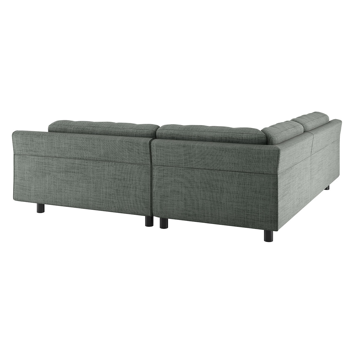 Hendricks Grey Italian Woven Small Right-Hand Corner Sofa, Grey – image 6