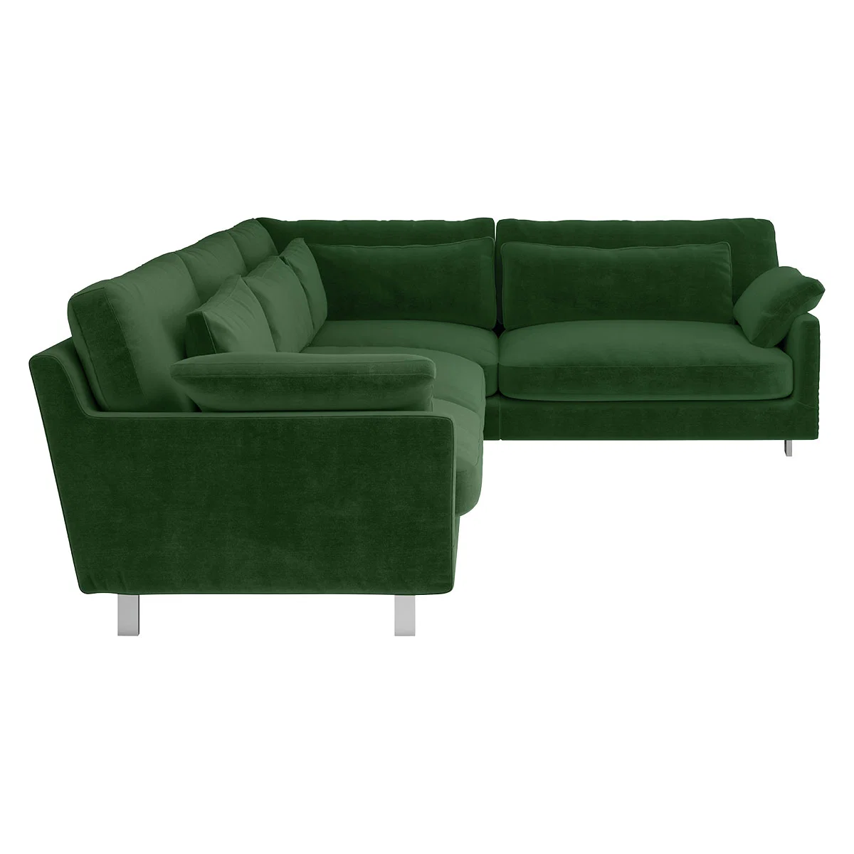 Cuscino Moss Green 4 Seater Left Hand Corner Sofa, Moss Green – image 3
