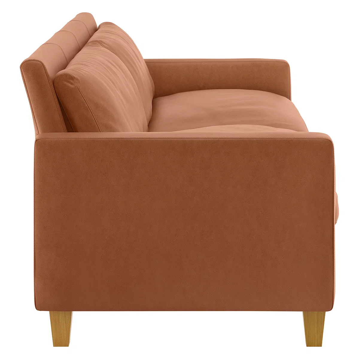Chester Tan Luxury Leather 3 Seater Sofa, Tan – image 3
