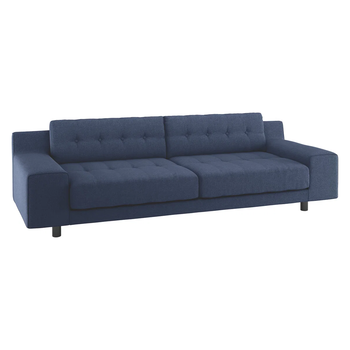 Hendricks Blue Wool 4 Seater Sofa, Blue – image 3