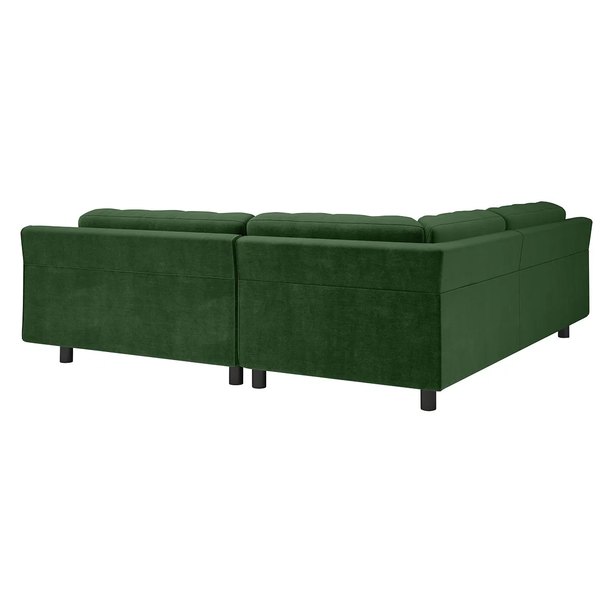 Hendricks 3 Seater Moss Green Velvet Right Hand Corner Sofa, Moss Green – image 5
