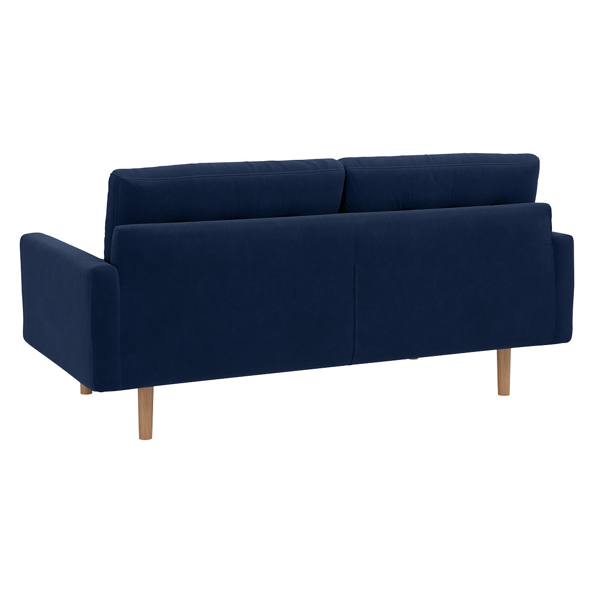Fenner Navy Blue Velvet 2 Seater Sofa, Navy – image 5