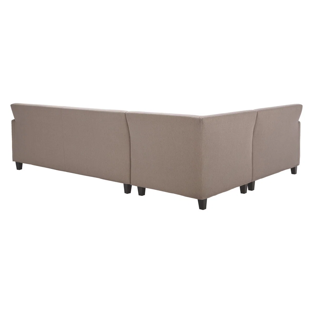 Chester Natural FaBric Right-Arm Corner Sofa, Dark Feet, Natural – image 5