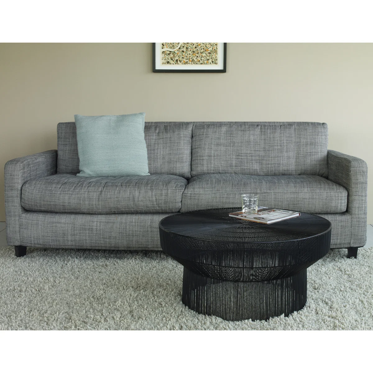 Chester Natural FaBric Right-Arm Corner Sofa, Dark Feet, Natural – image 6