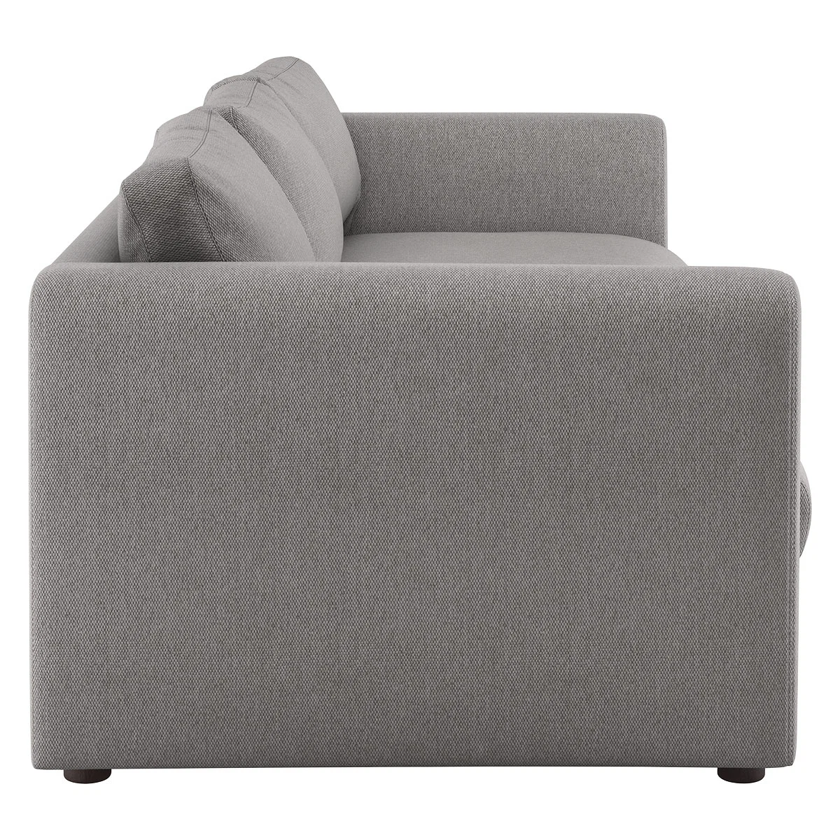 Joshua Grey FaBric 4 Seat Sofa, Grey – image 4