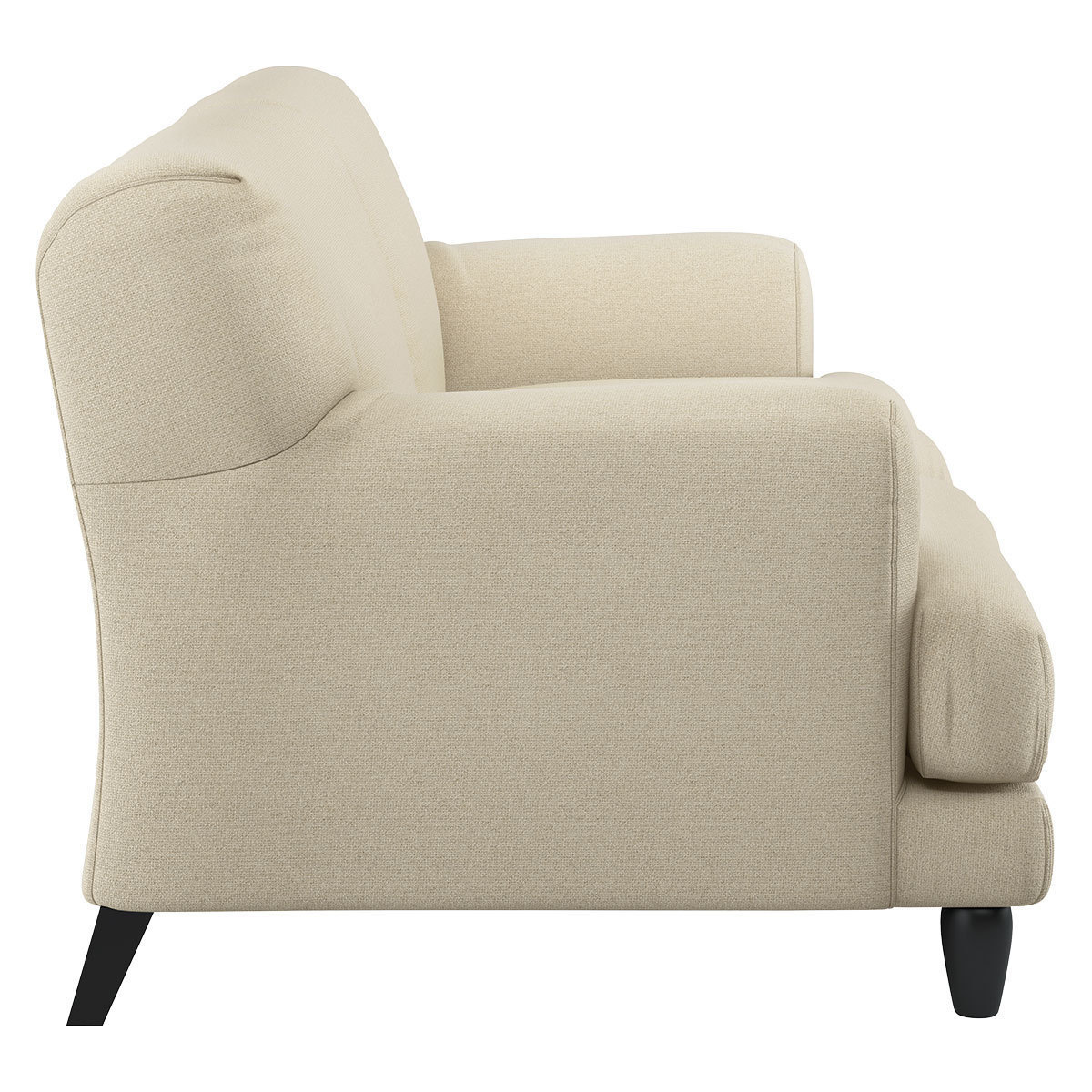 Askem Natural Linen Mix 2 Seater Sofa, Natural – image 4