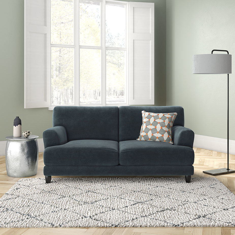 Askem Natural Linen Mix 2 Seater Sofa, Natural – image 9