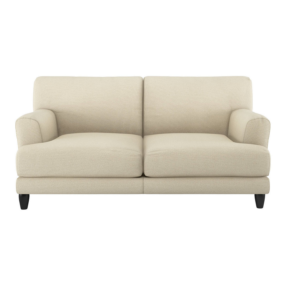 Askem Natural Linen Mix 2 Seater Sofa, Natural – image 1