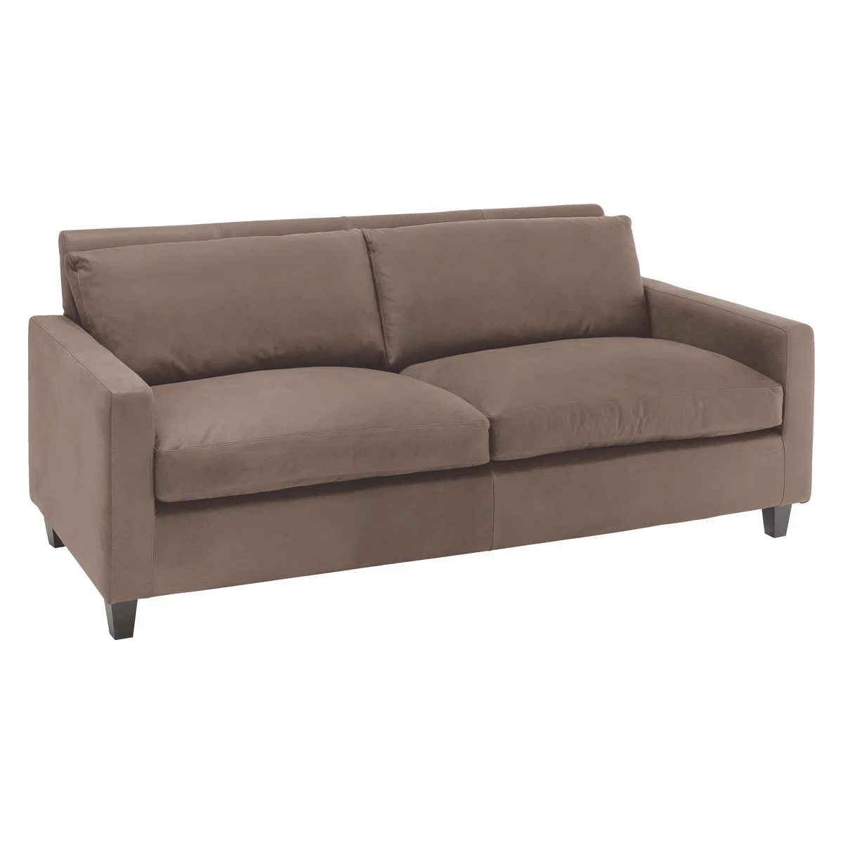 Chester Light Brown Luxury Leather 2 Seater Sofa, Light Brown – image 3