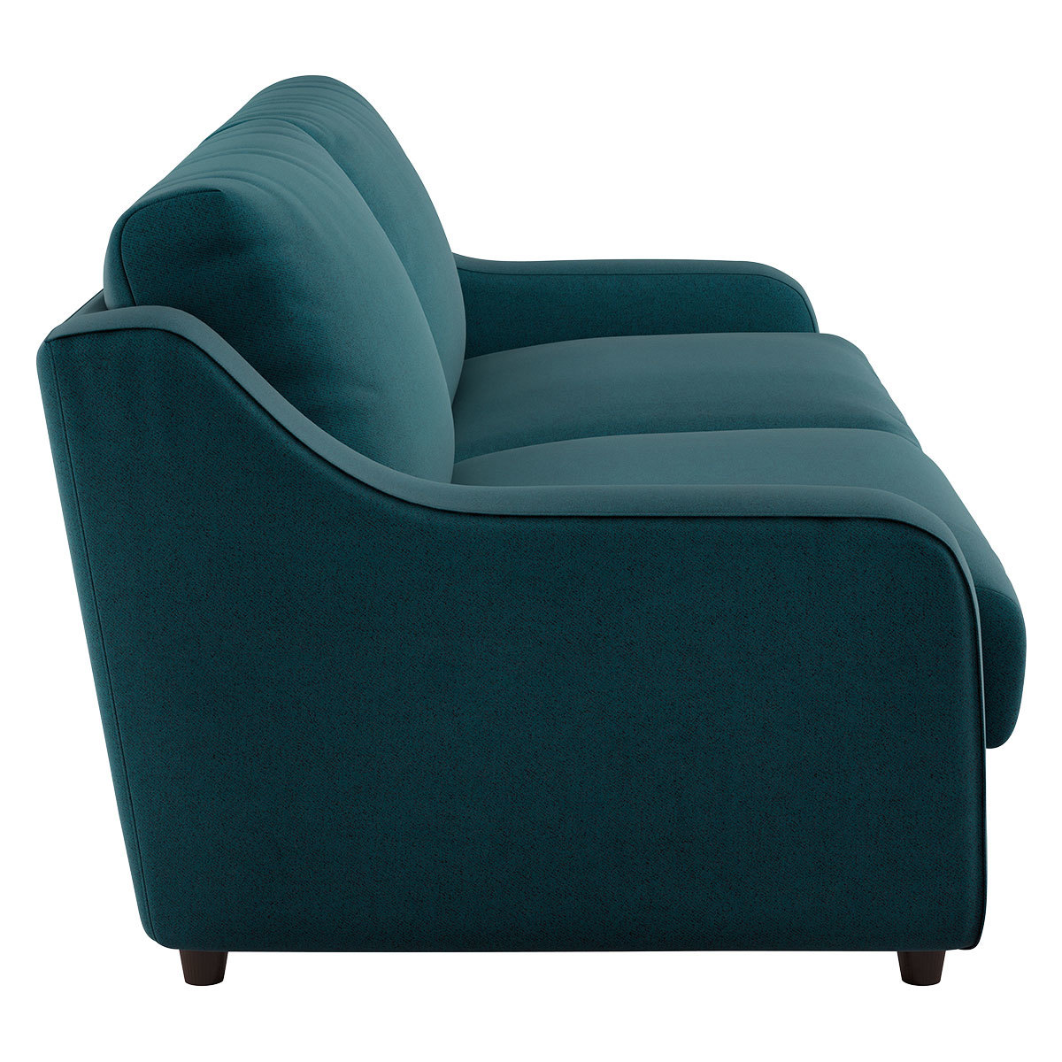 Slope Teal Green Wool Tweed 3 Seat Sofa, Green – image 4