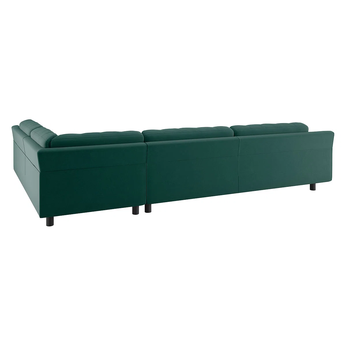 Hendricks Emerald Green Velvet Left-Arm Corner Sofa, Green – image 6