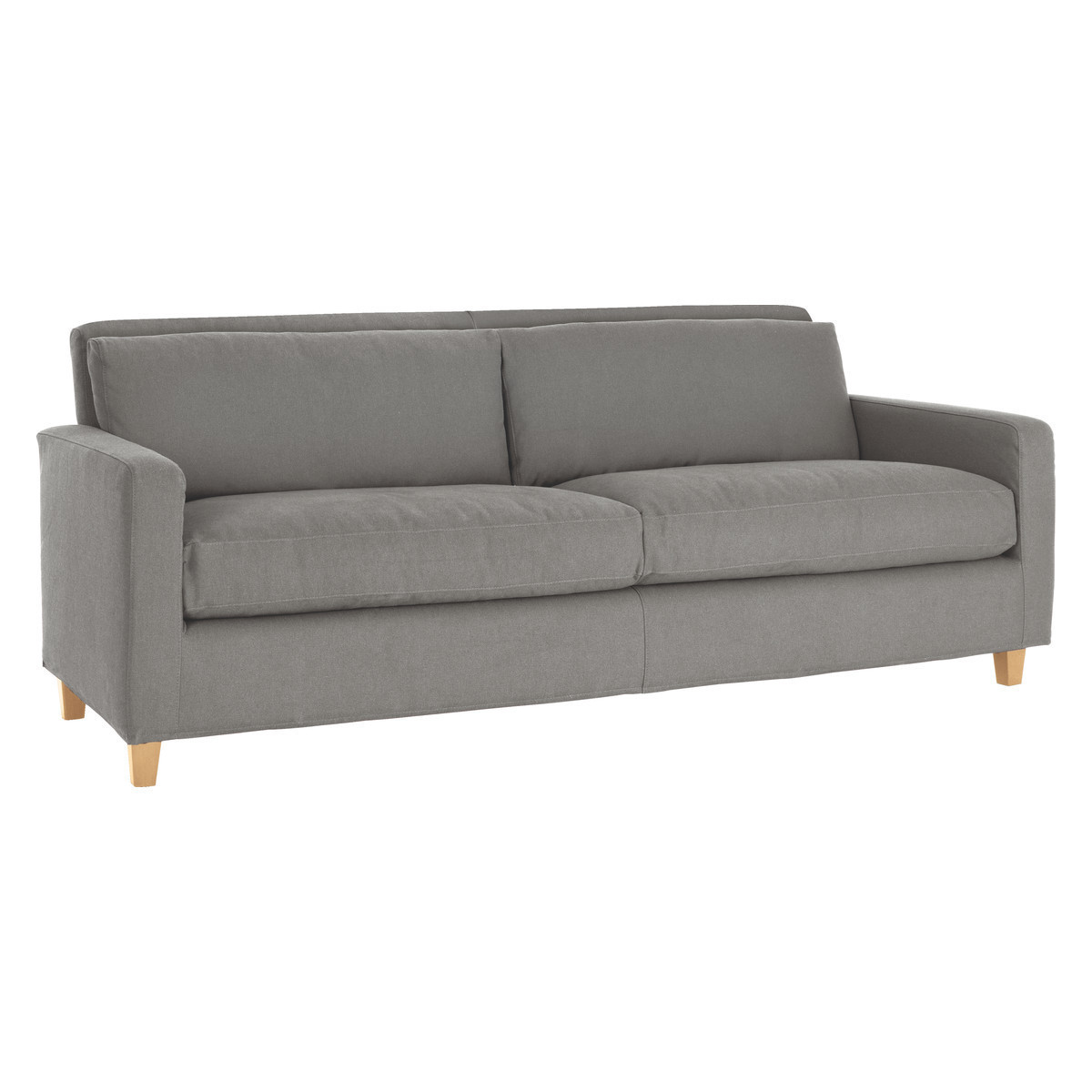 Chester Grey FaBric 3 Seater Sofa, Grey – image 3
