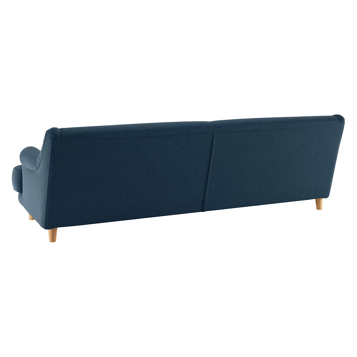 Townsend Navy Blue Tweed Wool Mix 4 Seater Sofa, Navy – image 5