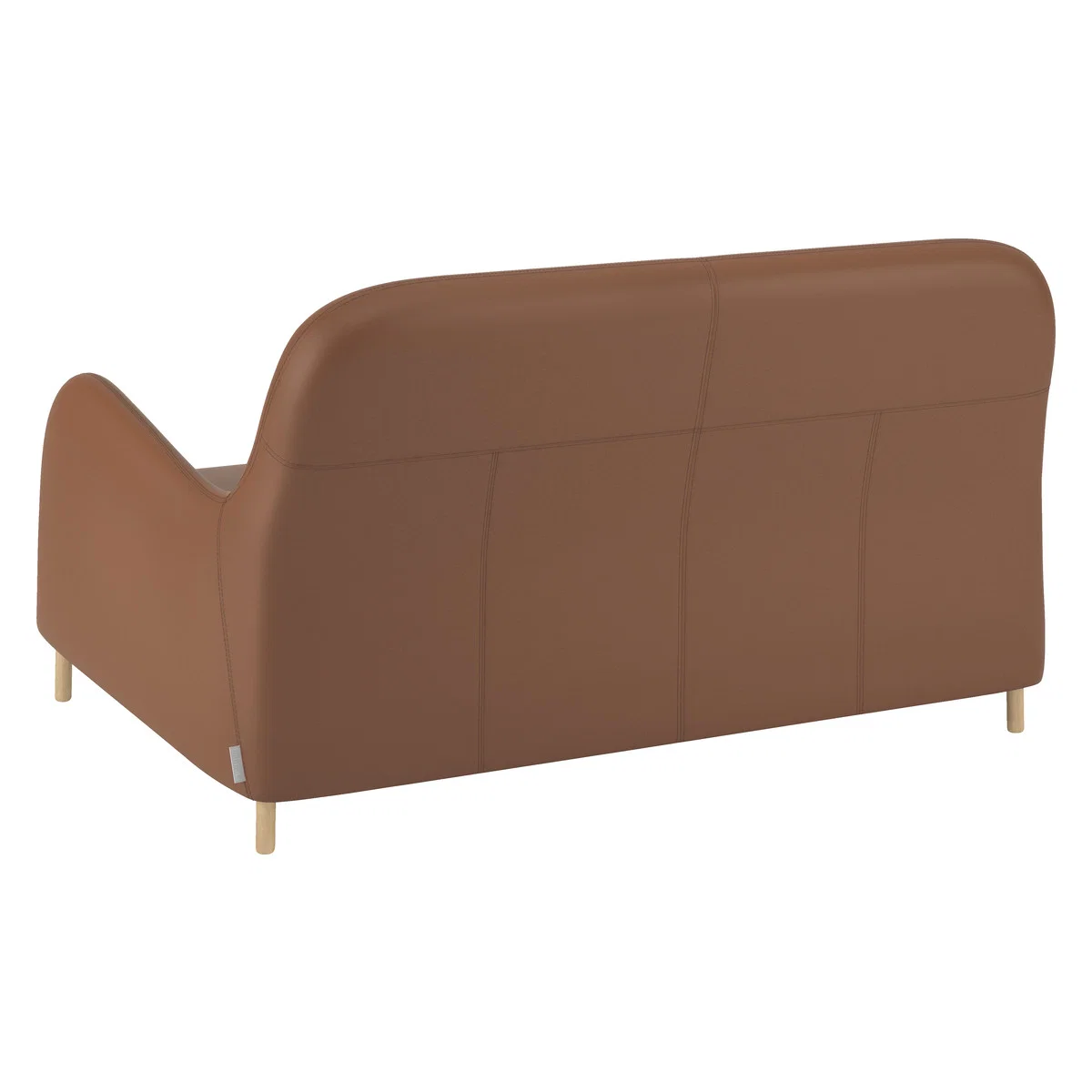 Smithfield Light Brown Leather 2 Seater Sofa, Light Brown – image 4