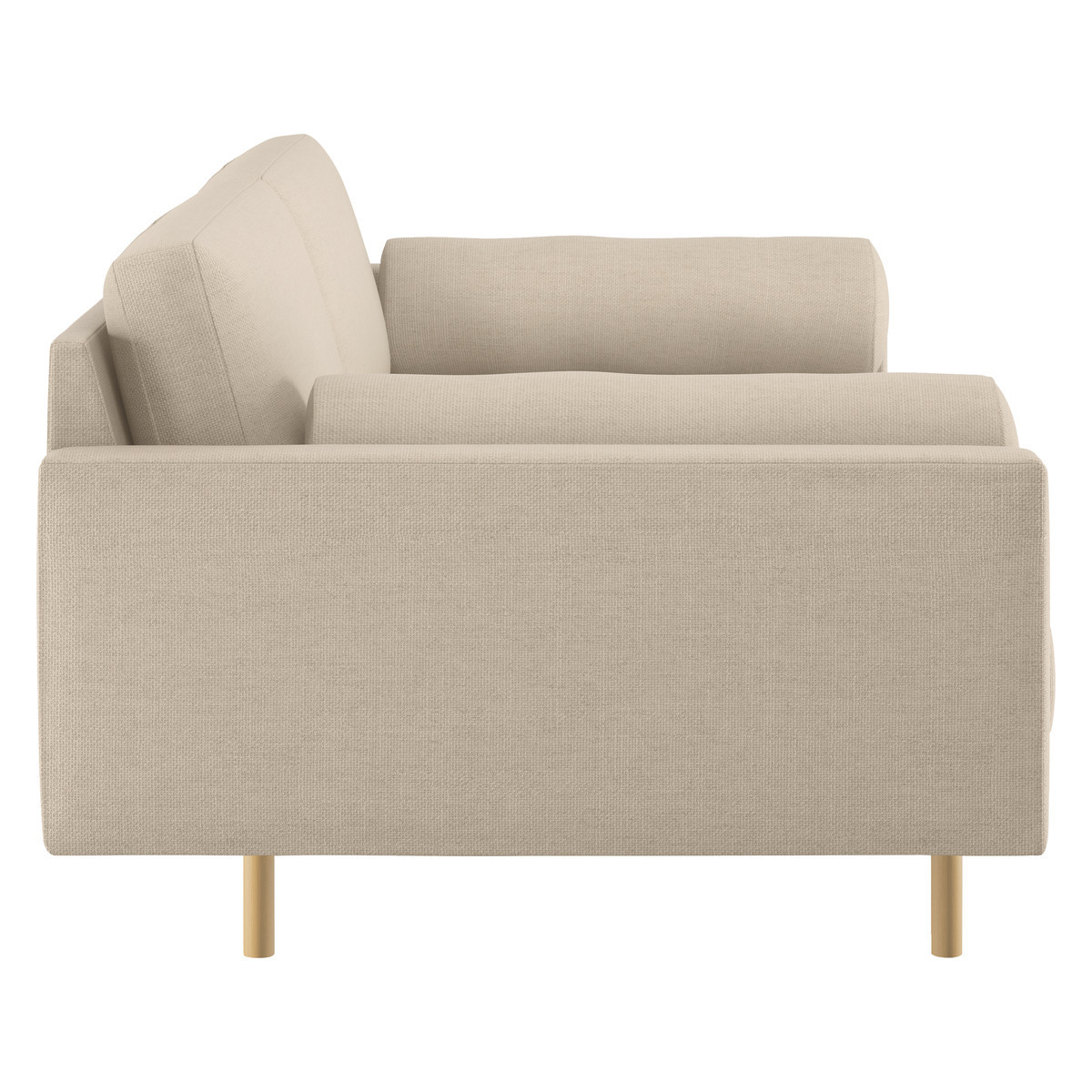 Spencer Natural Italian Woven 3 Seater Sofa, Oak Legs, Natural – image 4