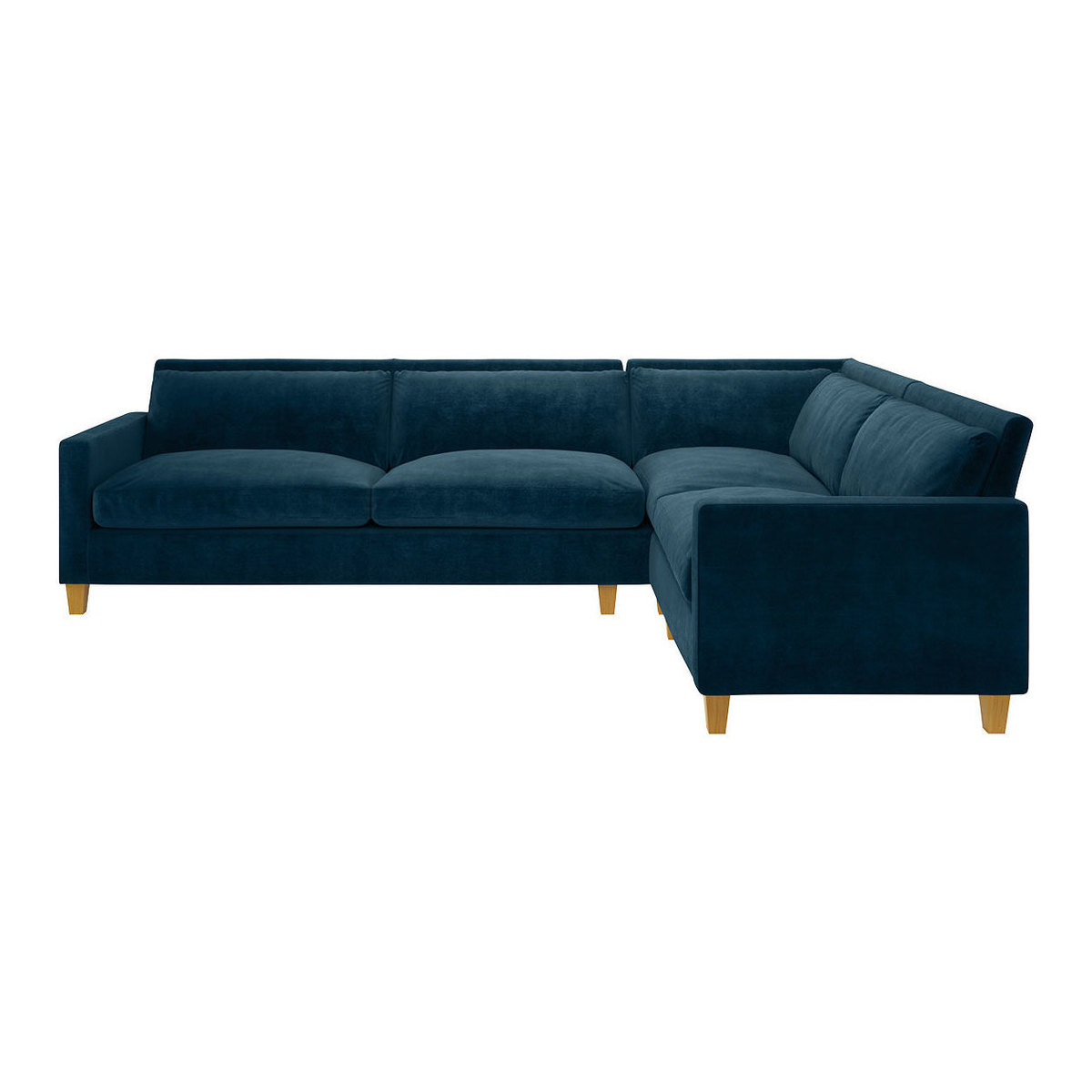 Chester Ink Blue Left-Hand 4 Seater Corner Sofa, Blue – image 1