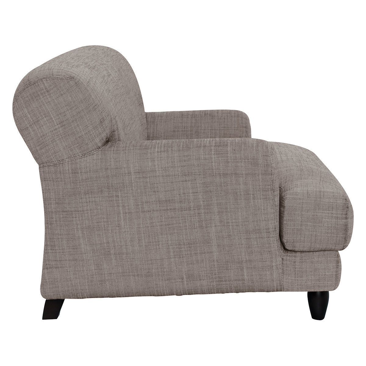 Askem Natural Woven Stripe Linen Compact Sofa, Stripey – image 4