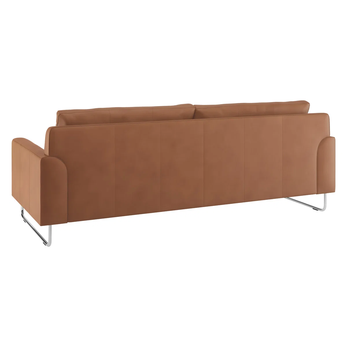 Habitat Lyle 3 Seater Leather Sofa - Tan – image 4
