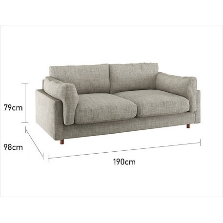 Elkin Tan Leather 3 Seater Sofa, Tan – image 7