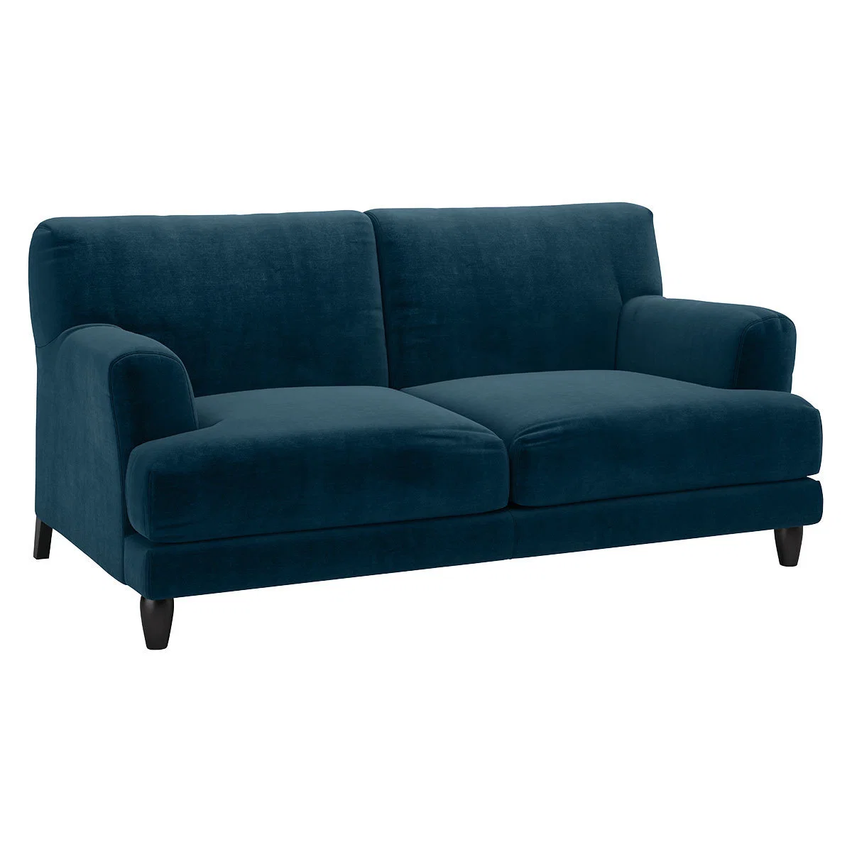 Askem Ink Blue 2 Seater Sofa, Blue – image 3