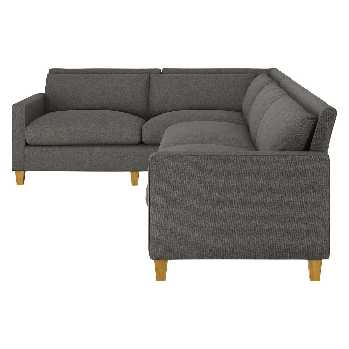 Chester Charcoal Grey Tweed Wool Mix Right-Arm Corner Sofa, Charcoal – image 3