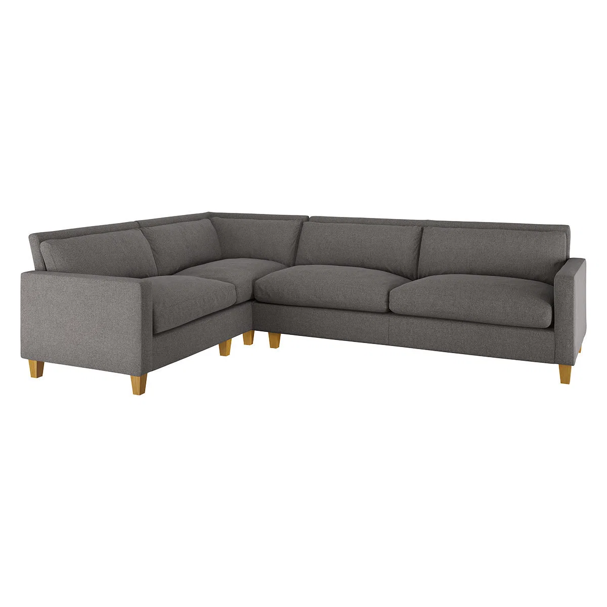 Chester Charcoal Grey Tweed Wool Mix Right-Arm Corner Sofa, Charcoal – image 4