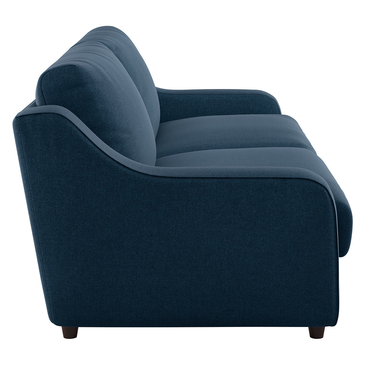 Slope Navy Blue Wool Tweed 3 Seat Sofa, Navy – image 4