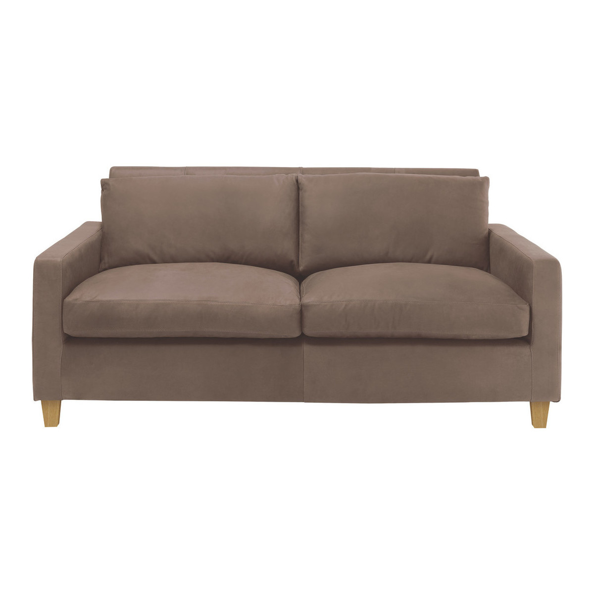 Chester Light Brown Luxury Leather 2 Seater Sofa, Light Brown – image 1